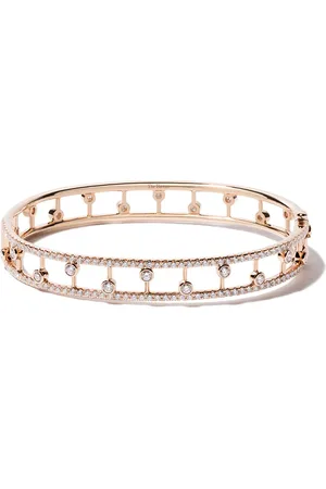De Beers 18kt rose gold Dewdrop diamond bangle