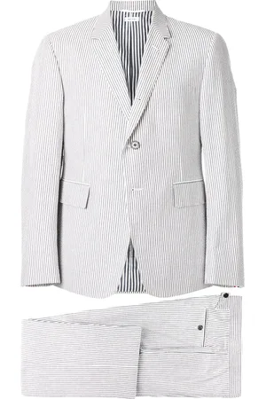 Thom Browne Seersucker Suit With Tie