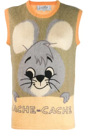 JC DE CASTELBAJAC Camiseta tejida con motivo de dibujo animado