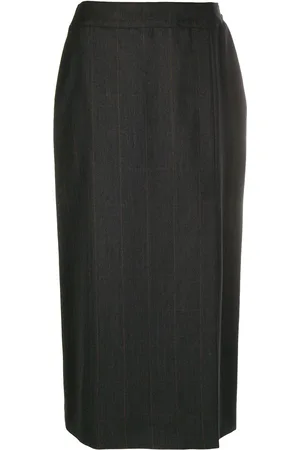 CHANEL Falda midi recta