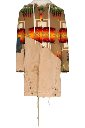 GREG LAUREN Abrigo 50/50 con capucha