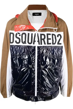 Dsquared2 Chamarra rompevientos con diseño colour block