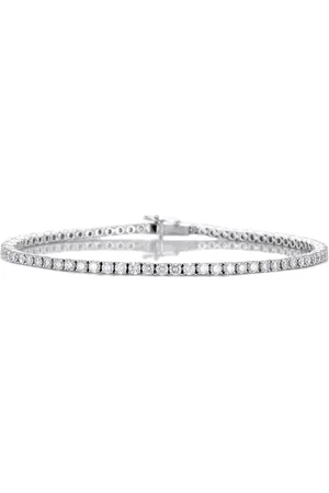 De Beers 18kt white gold Diamond Line bracelet