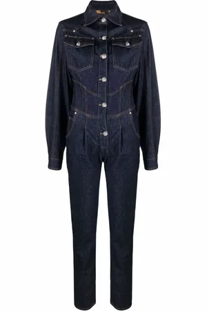 Philipp Plein Jumpsuit de mezclilla slim