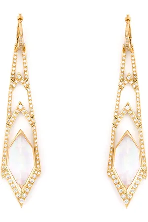 STEPHEN WEBSTER Aretes largos Crystal Haze con diamante