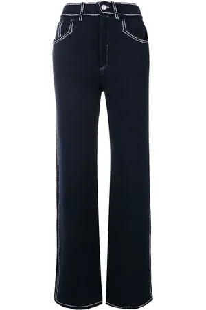 Barrie Pantalones acampanados con detalle de costuras