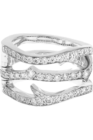 STEPHEN WEBSTER Anillo convertible Thorn en oro blanco de 18kt con diamantes