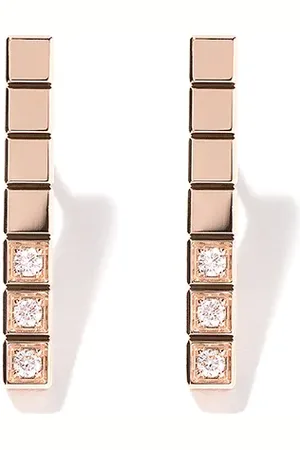 Chopard 18kt rose gold Ice Cube Pure earrings