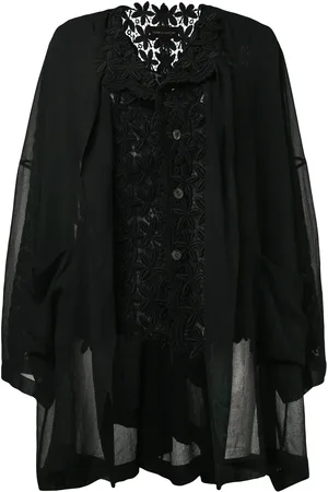 Comme des Garçons Chamarra a capas de macramé 1989