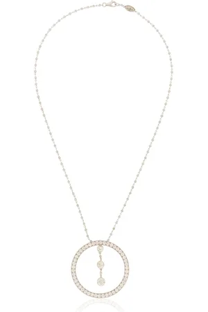 Mindi Mond Collar en oro blanco de 18kt con diamantes