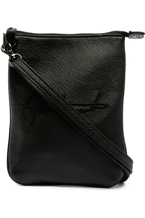 YOHJI YAMAMOTO Bolsa de hombro con logo bordado