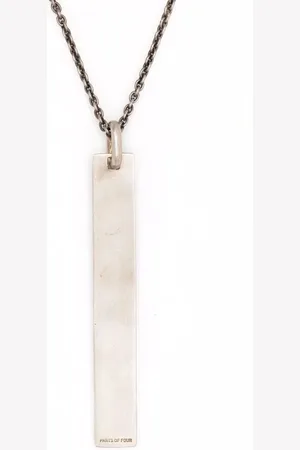 PARTS OF FOUR Collar con dije Plate