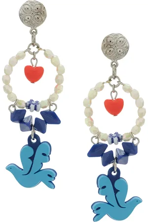 AMIR SLAMA Aretes Dove of Peace