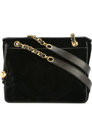 CHANEL Bolsa de hombro con logo CC 1992
