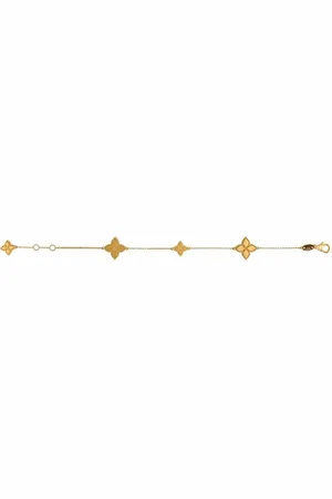 Roberto Coin Pulsera Princess Flower en oro rosa de 18kt