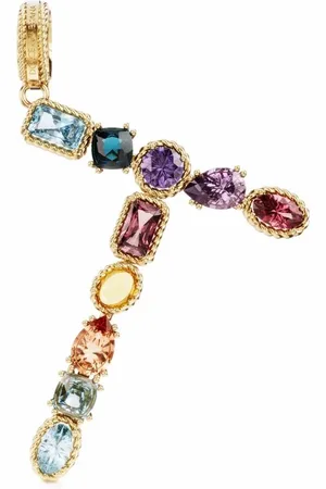 Dolce & Gabbana Dije Rainbow Alphabet T en oro amarillo de 18kt