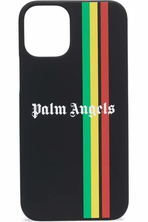 Palm Angels Funda con detalle de rayas para iPhone 12 Mini