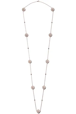 De Beers 18kt rose gold Enchanted Lotus Mother-of-Pearl diamond sautoir necklace