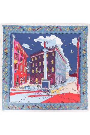 Salvatore Ferragamo Mascada con estampado Palazzo Spini-Feroni