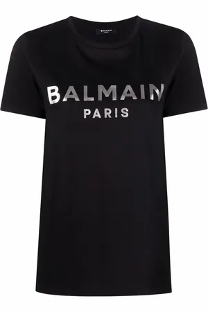 Balmain Playera con logo estampado