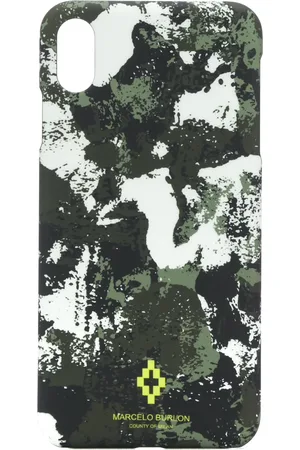 MARCELO BURLON Funda con estampado militar
