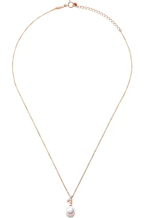 Tasaki Collar con dije Kugel Collection Line Akoya en oro rosa de 18kt con diamante y perla