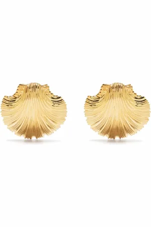 Atu Body Couture Aretes con detalle de concha de mar