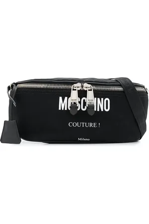 Moschino Cangurera con logo estampado