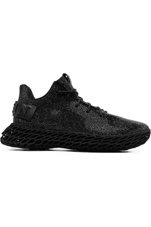 Philipp Plein Tenis bajos Skeleton Caviar
