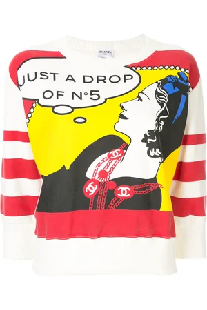 CHANEL Sudadera estampada