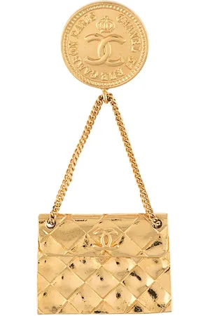 CHANEL Broche en forma de bolsa Flap