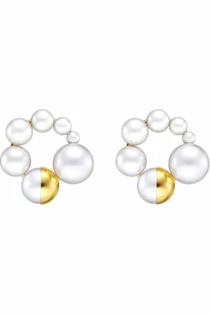 Tasaki Aretes M/G en oro amarillo de 18kt con perlas de agua dulce
