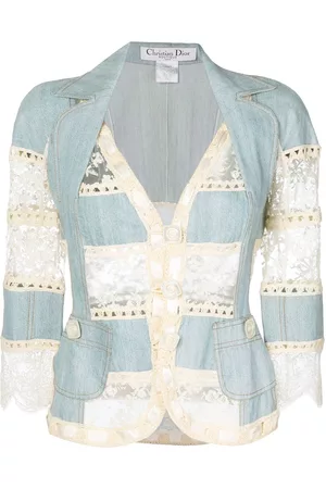 Dior Chamarra con encaje y crochet 2005