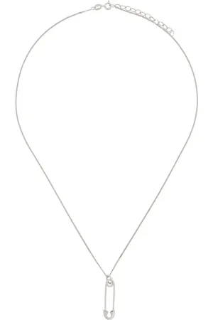 TRUE ROCKS Collar con dije de imperdible grande