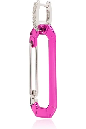 Eera Arete Chiara grande con detalle de diamantes