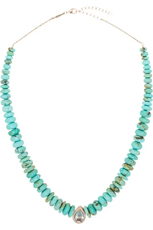 JACQUIE AICHE Collar con múltiples gemas en oro rosa de 14kt
