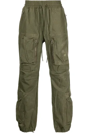 READYMADE Pantalones cargo con cordones en la pretina