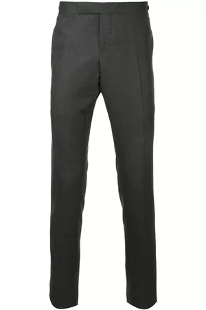 Thom Browne Low Rise Skinny Side Tab Trouser In Super 120’s Twill