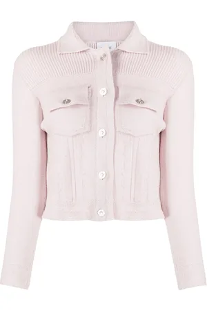 Barrie Cárdigan oversize con paneles de canalé