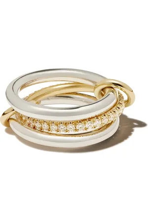 SPINELLI KILCOLLIN Anillo Libra en oro blanco de 18kt y plata con diamante