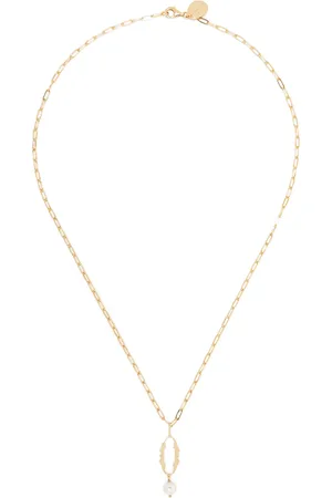 Simone Rocha Collar con dije de 0 y perla