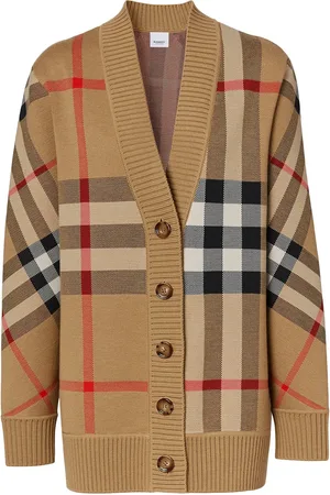 Burberry Cárdigan con motivo Vintage Check