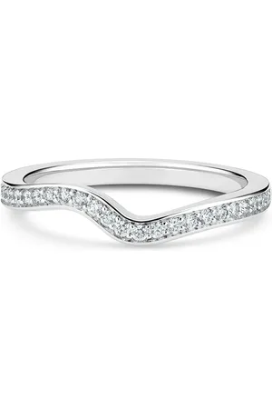De Beers Anillo Caress en platino con diamantes