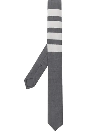 Thom Browne Corbata con motivo 4-Bar