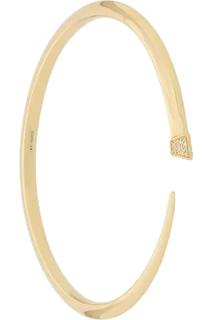 SHAUN LEANE Slim diamond Tusk bangle