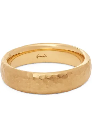 ANNOUSHKA Anillo Organza en oro amarillo de 18kt con banda