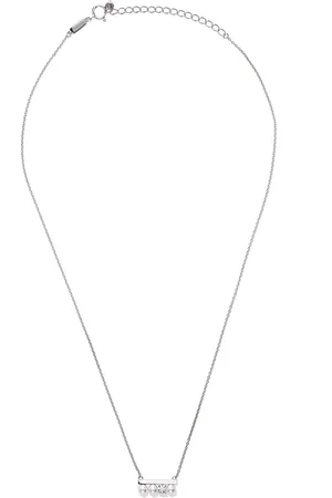 Tasaki Collar Balance Akoya en oro blanco de 18kt con diamante y perla