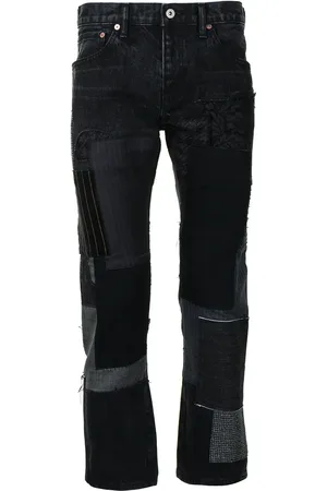 JUNYA WATANABE Jeans con diseño patchwork