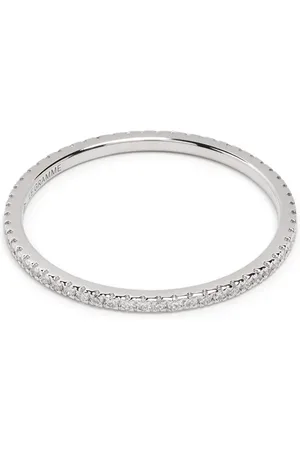 Le Gramme Anillo de 1g en oro blanco de 18kt con diamantes en pavé