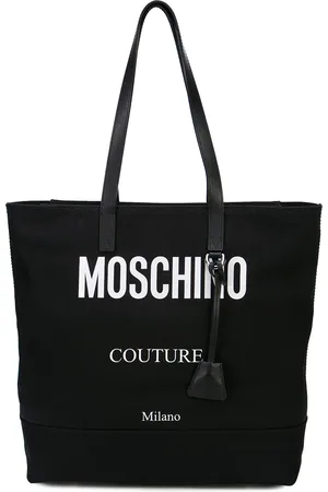 Moschino Tote con logo en contraste